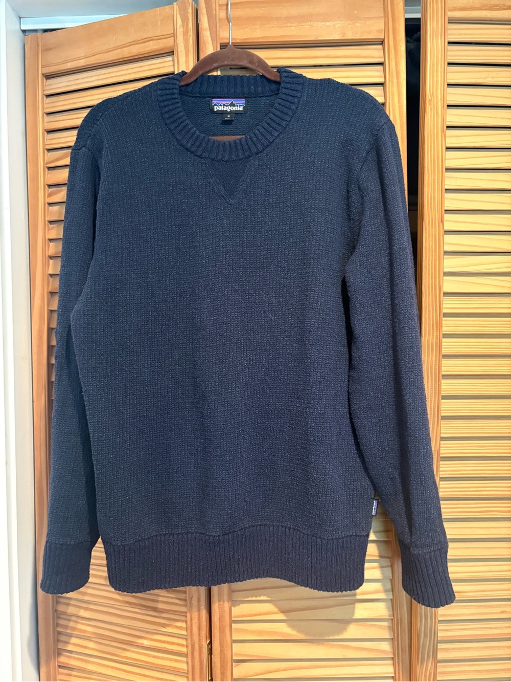 Patagonia M's Off Country Crewneck Sweater Navy Blue Gorpcore Outdoor pullover